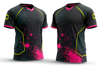 create professional football and soccer jersey design