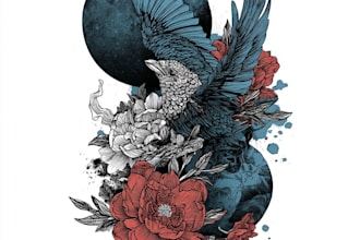 design professional tattoo and custom tattoo