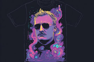 create unique t shirt art and apparel illustrations