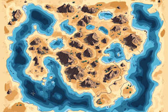design a map in vector format, location map