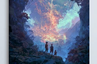 design fantasy custom illustrations