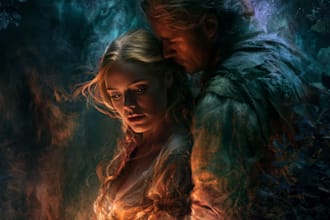 create stunning fantasy and dark book romance ebook covers