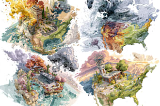 create high quality bespoke fantasy maps
