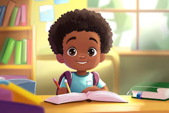 draw children illustrations for books