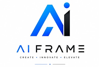 modern ai logo design and creative branding