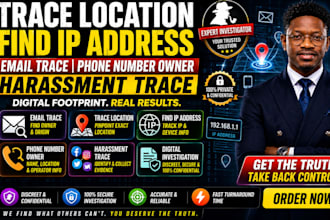 trace location find IP address email trace phone number owner harassment trace