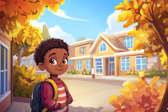 children book illustration and children book illustration