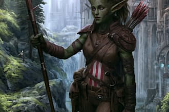 create custom dnd, rpg, and character art