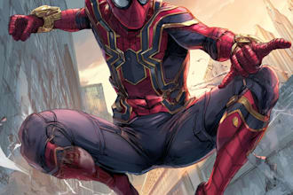 do a superhero comic