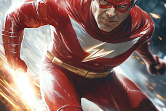 do a superhero comic