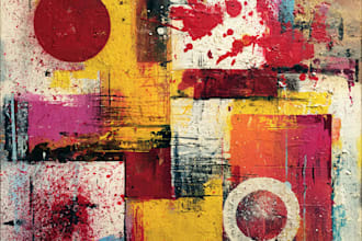 draw unique graffity and animate abstract art