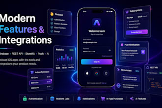 develop a native ios app using swift and swiftui