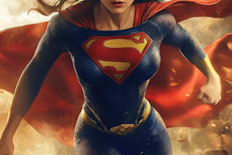 draw a superhero comic