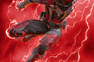 draw a superhero comic