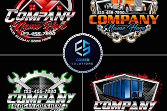 do automotive, repair, car racing and car wash logo