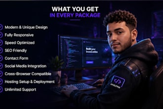 create website and portfolios