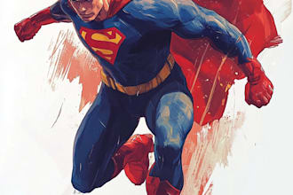 draw a superhero comic