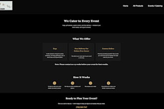build a custom responsive business website