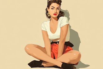 do a pin up girl and pin up girl