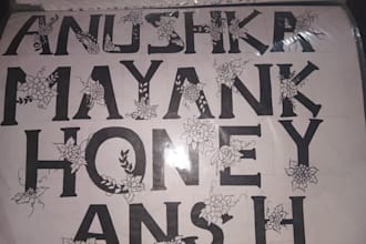 create beautiful custom name art for you