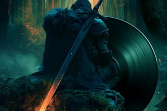 create a dreamy surreal or fantasy music album cover