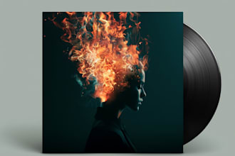 design a striking custom cover for your album or ep