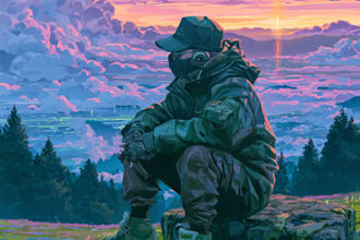 create anime style album cover