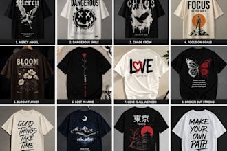 design custom merch tshirt hoodie apparel designs