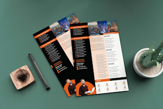 design professional and winning capability statement