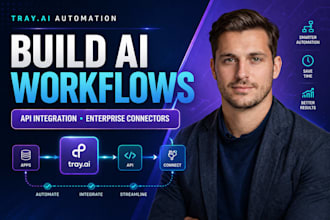 build your tray ai enterprise workflow automation API integration connector set