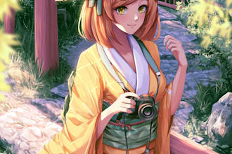 draw cute and beautiful anime art