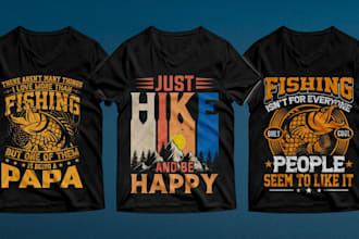 do creative custom typography graphic t shirt design