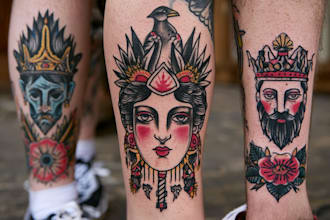 design traditional or modern tribal tattoo art