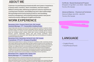 make or edit your resume and make it so much better