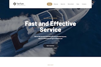 build wix boat repair website boat rental website yacht rental website