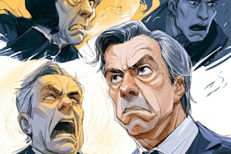 do digital political cartoon for political cartoon