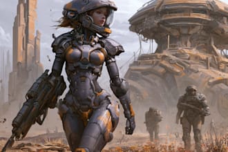 do detailed art of sci fi psychedelic artwork