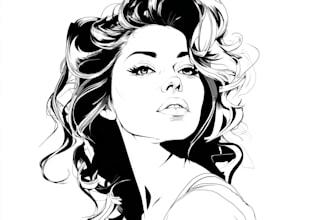 pin up girl and pin up girl illustration