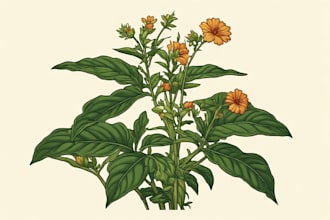 create a realistic botanical drawing
