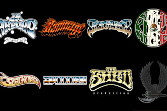 create vintage design clothing and merchandise band