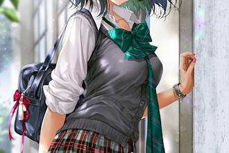 anime character an illustration and anime character