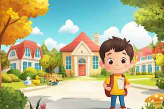 create professional hand drawn childrens book