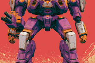 design sci fi mecha and robot concept art