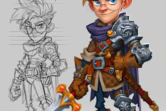 create simple 2d game characters