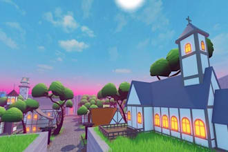 design 3d roblox map, roblox world building, simulator, terrain game environment