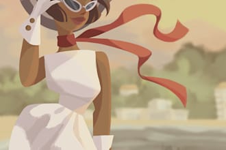 illustrate children story book illustrations for KDP
