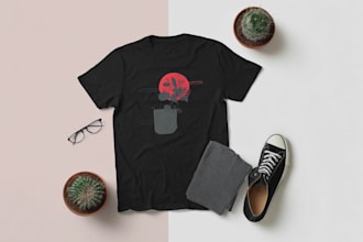 draw a jdm car vector illustration for t shirt design