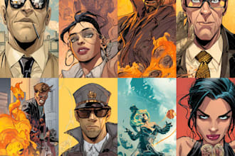 do comic book illustration graphic novel comic page