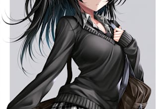 do a anime character