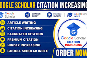 increase google scholar citation